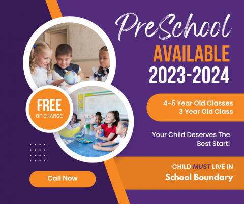 Preschool Available for 2023 - 2024