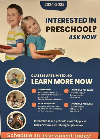 Preschool Registration Information