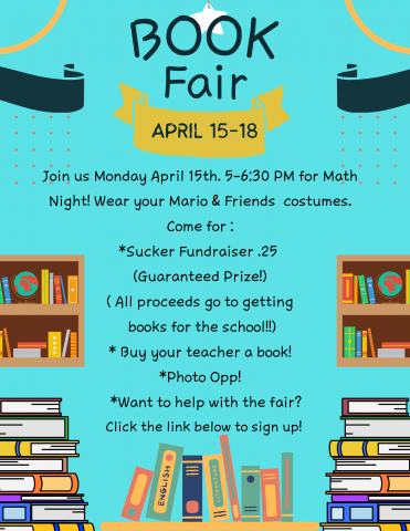 Book Fair April 15-18