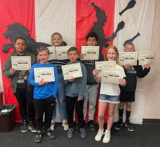 Fifth Grade Track Meet Winners